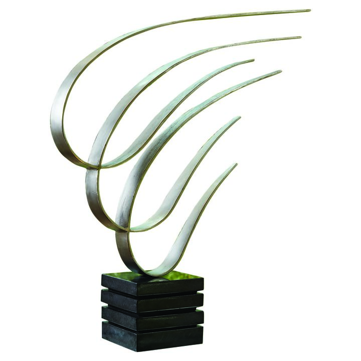 Swoosh Sculpture- Silver