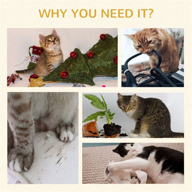 Multi-Level Cat Tree Tower with Scratching Posts, Hideaway Condos & Cozy Perches for Indoor Cats