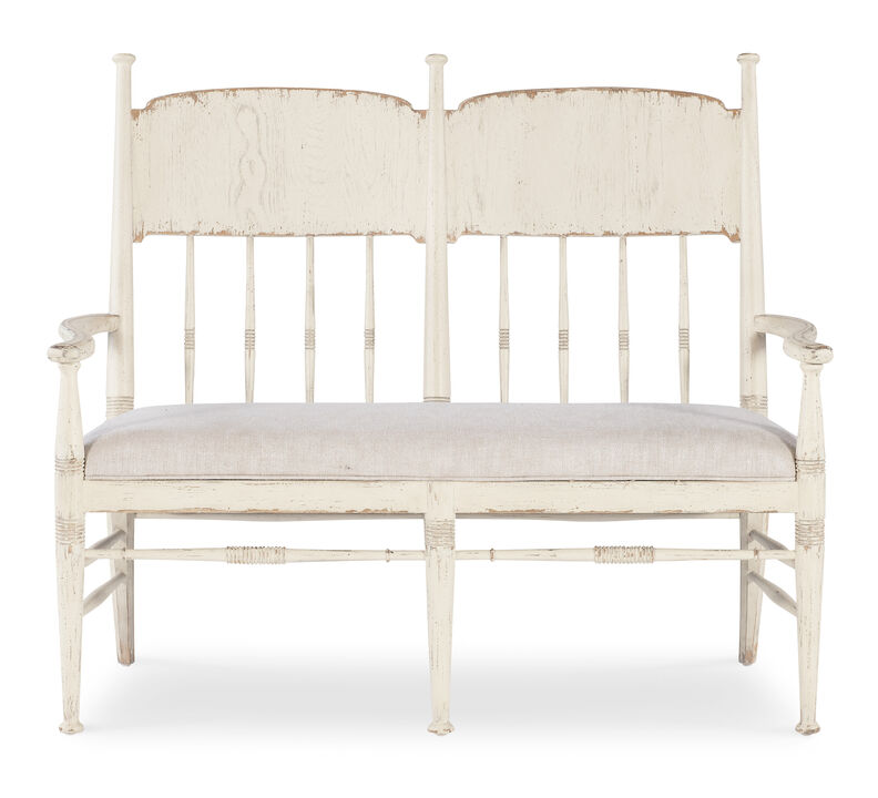 Americana White Dining Bench