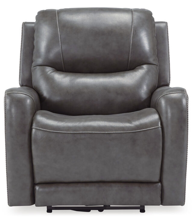 Galahad Smoke Power Recliner
