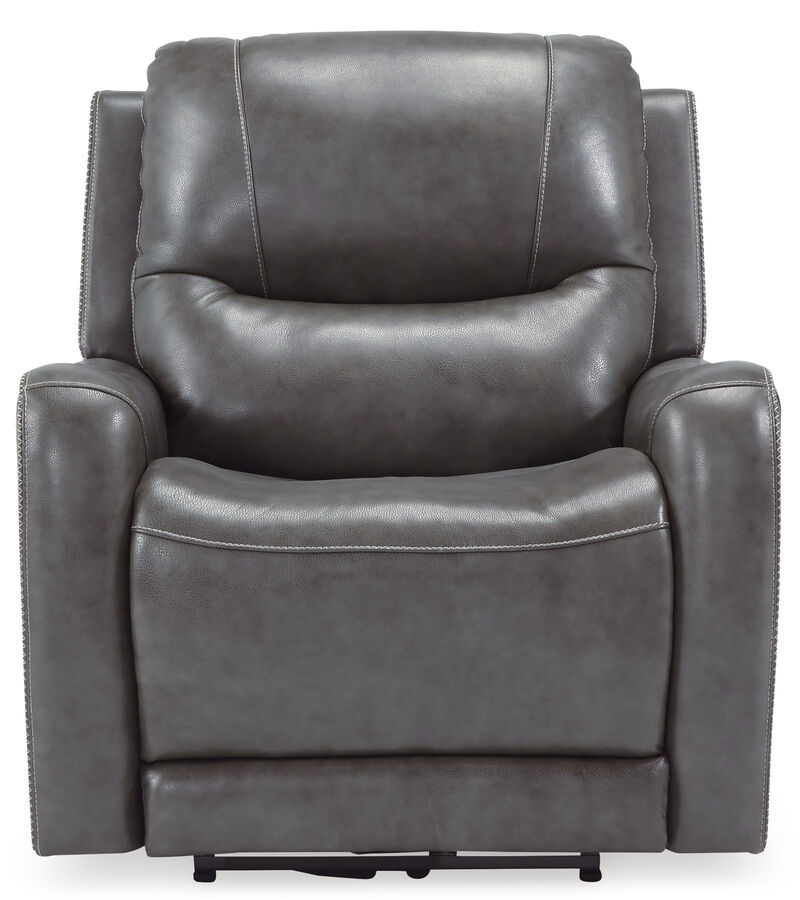 Galahad Smoke Power Recliner