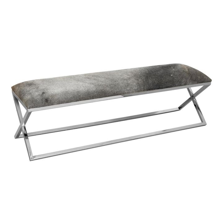 Glamourous Rossi Cowhide Bench, Belen Kox