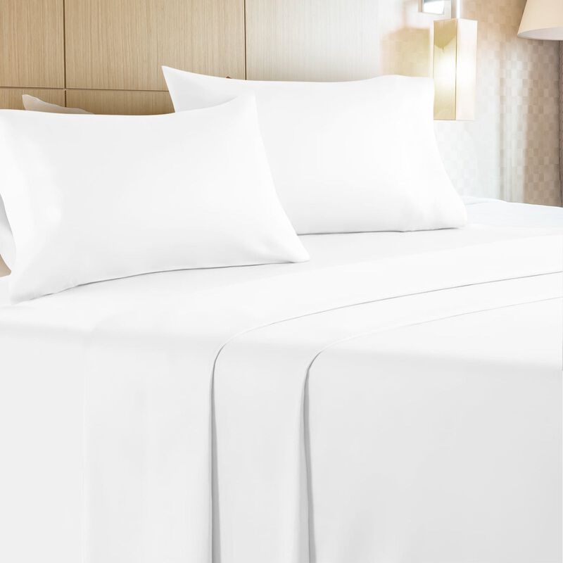 Luxley Double Brushed Cooling Microfiber Sheet Set