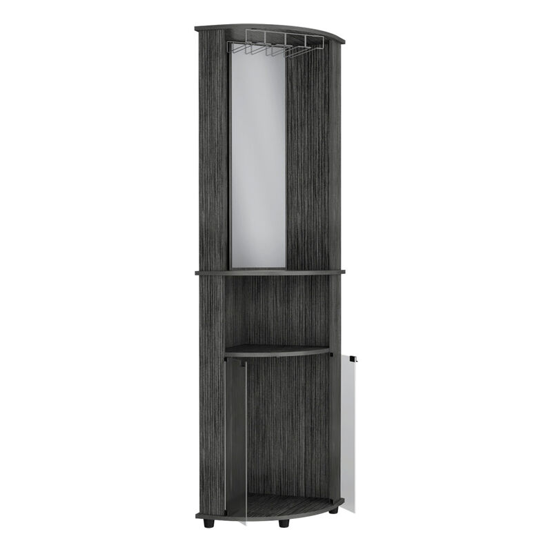 Corner Bar Cabinet Rialto, Living Room, Smoky Oak