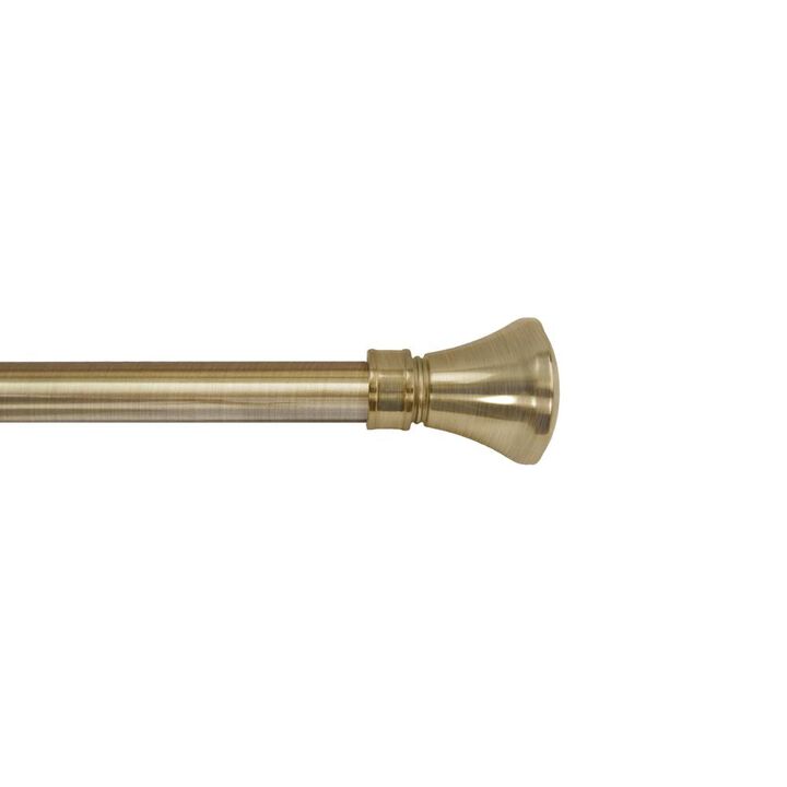 Lexington Flare Curtain Rod Set, Adjustable Length from 86" to 144"