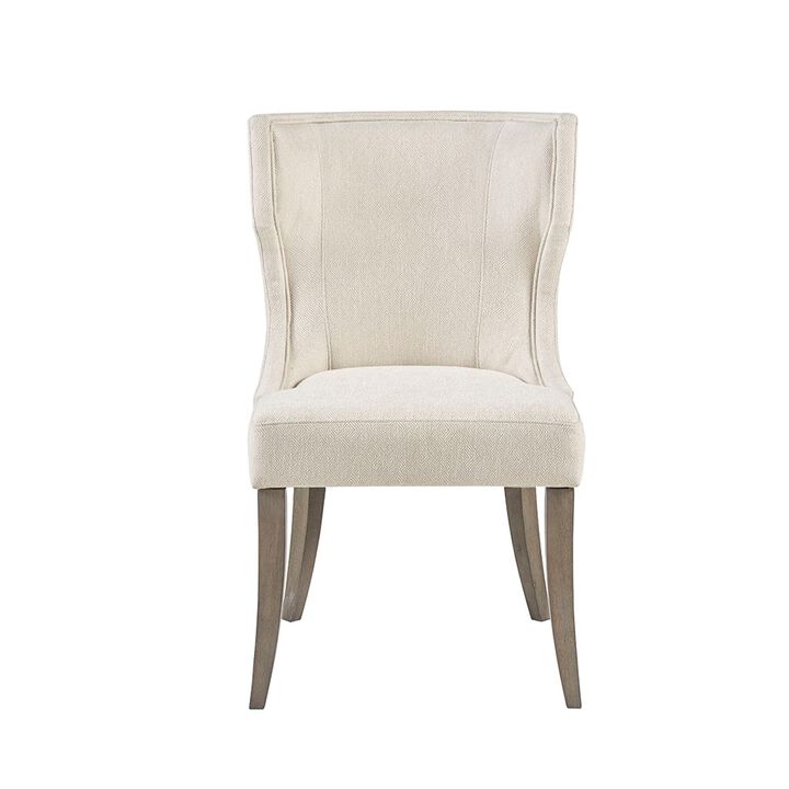 Gracie Mills Allie Upholstered Contemporary Wingback Dining Chair Gracie Mills Allie Upholstered Contemporary Wingback Dining Chair