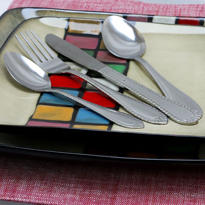 Gibson Home New Wilmington Flatware Set, Set of 24