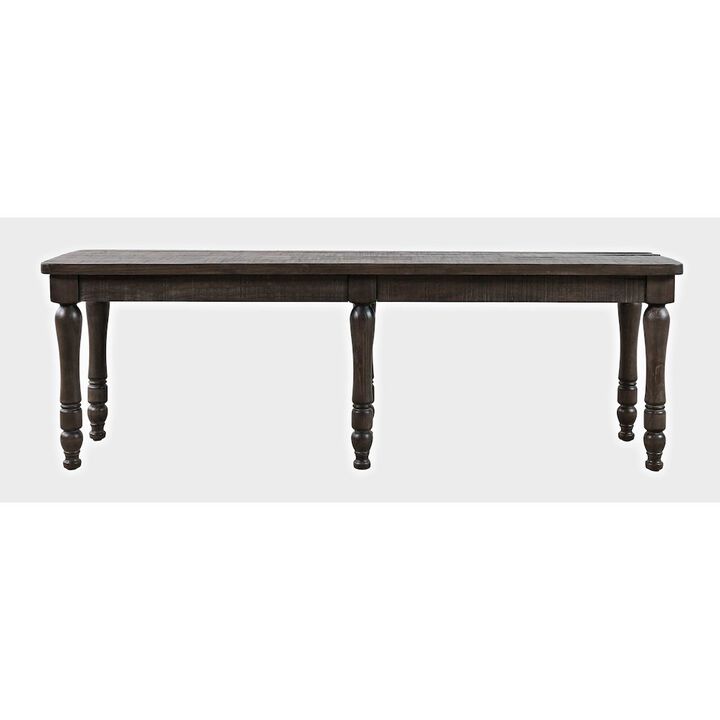 Jofran Madison County Rustic Reclaimed Solid Wood Farmhouse 54 Dining Bench