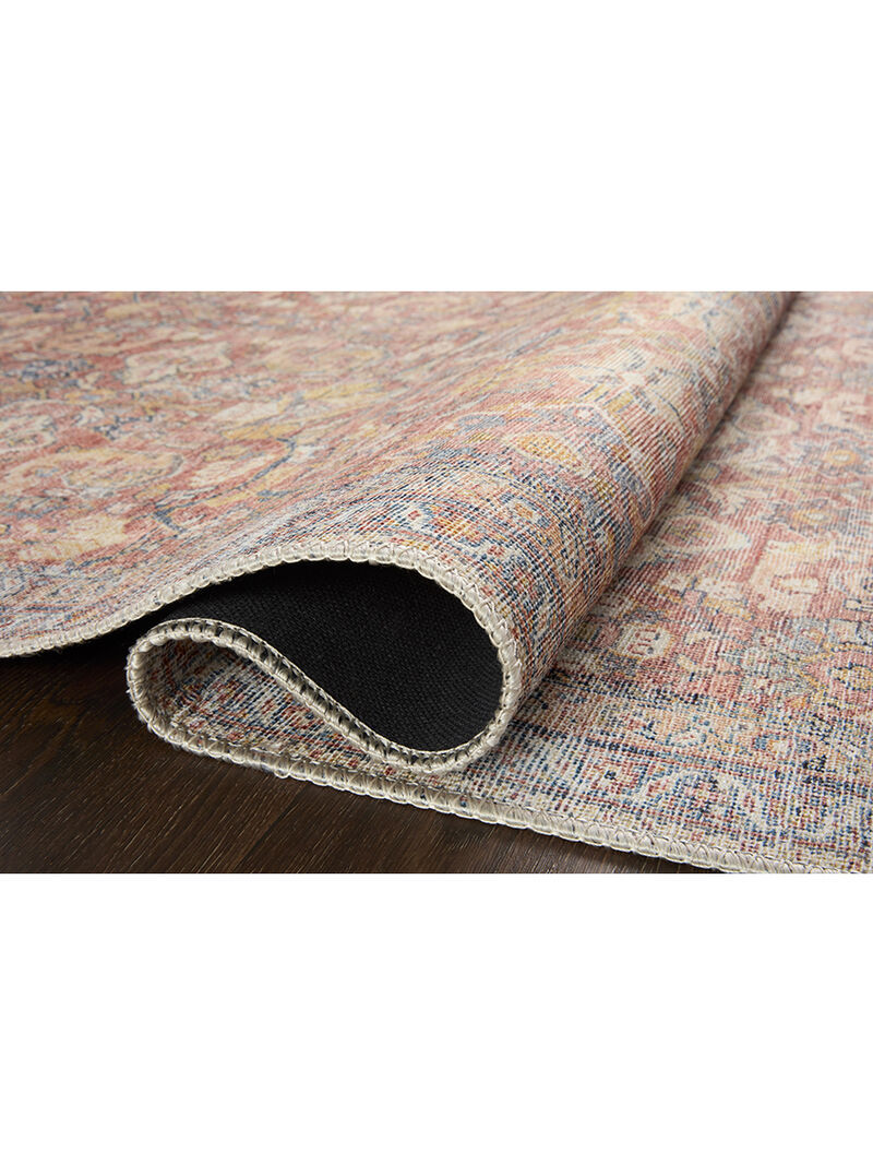 Adrian ADR02 Rust/Denim 3'6" x 5'6" Rug