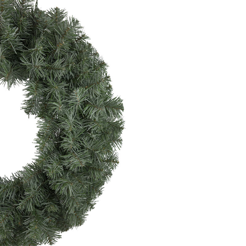 Colorado Blue Spruce Artificial Christmas Wreath  24-Inch  Unlit