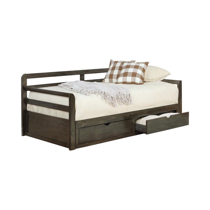 Coaster Co. of America Sorrento 2-drawer Twin XL Daybed with Extension Trundle Grey