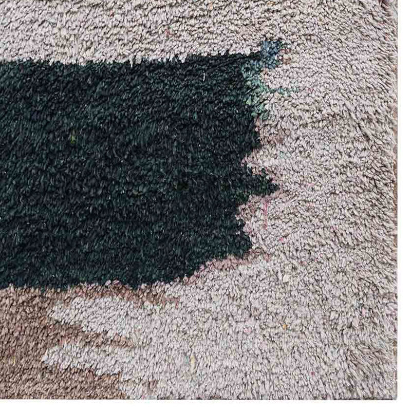 Rugsotic Carpets Hand Knotted Silk 5'x8' Area Rug Abstract Multicolor NS1215