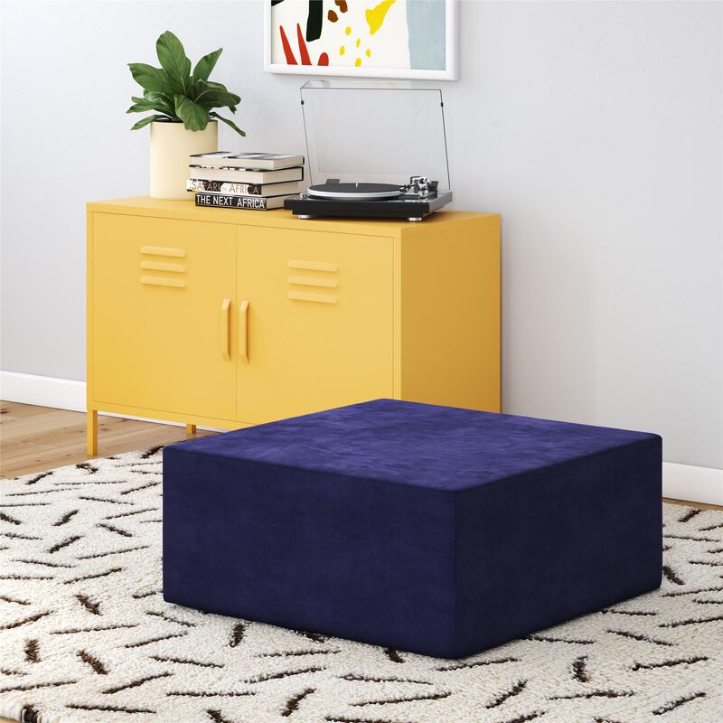 The Flower Pouf Ottoman Microfiber