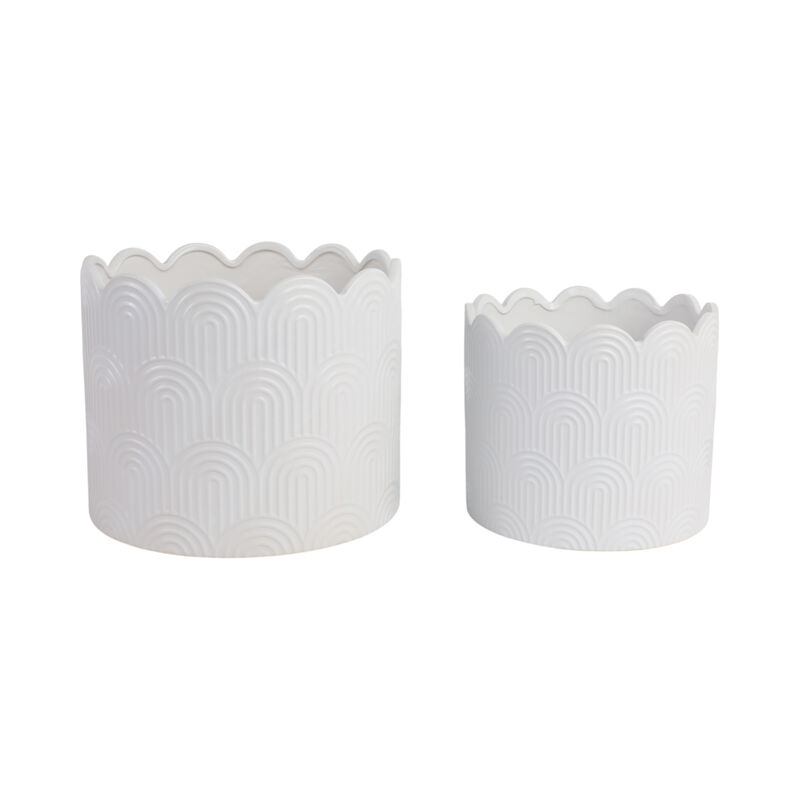 Stoneware Arch Planters