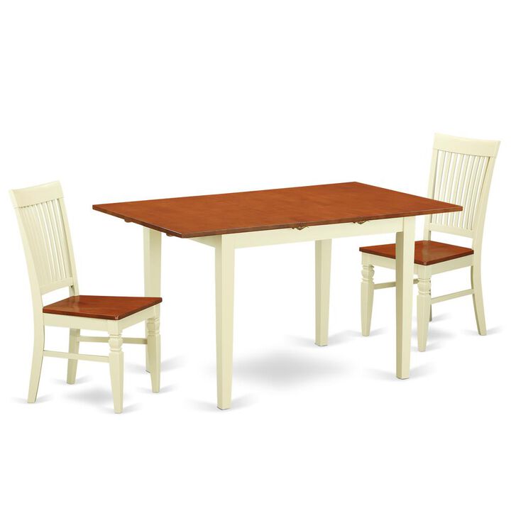 Dining Room Set Buttermilk & Cherry