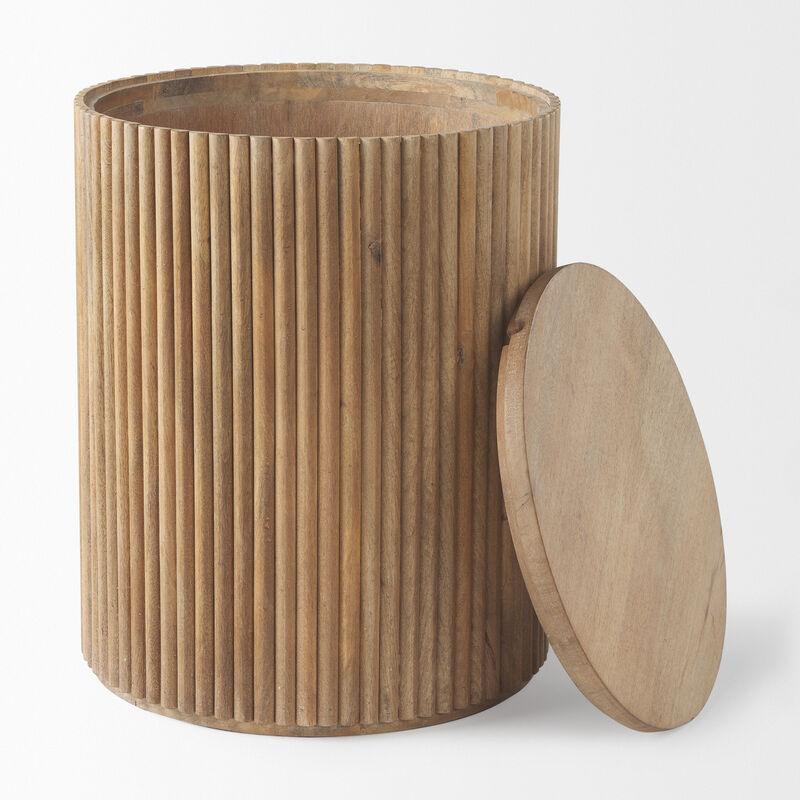 Terra Light Brown Side Table