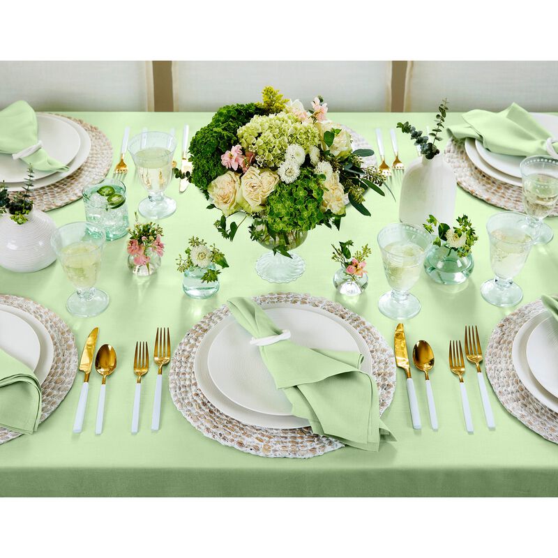 Solino Home 100% Pure Linen Table Runner | Classic Hemstitch for Thanksgiving, Christmas