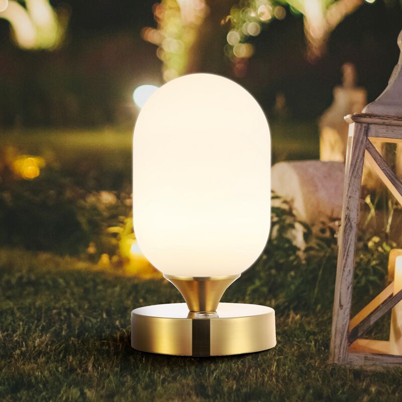 Eli Bohemian Farmhouse Iron Rechargeable Integrated LED Table Lamp