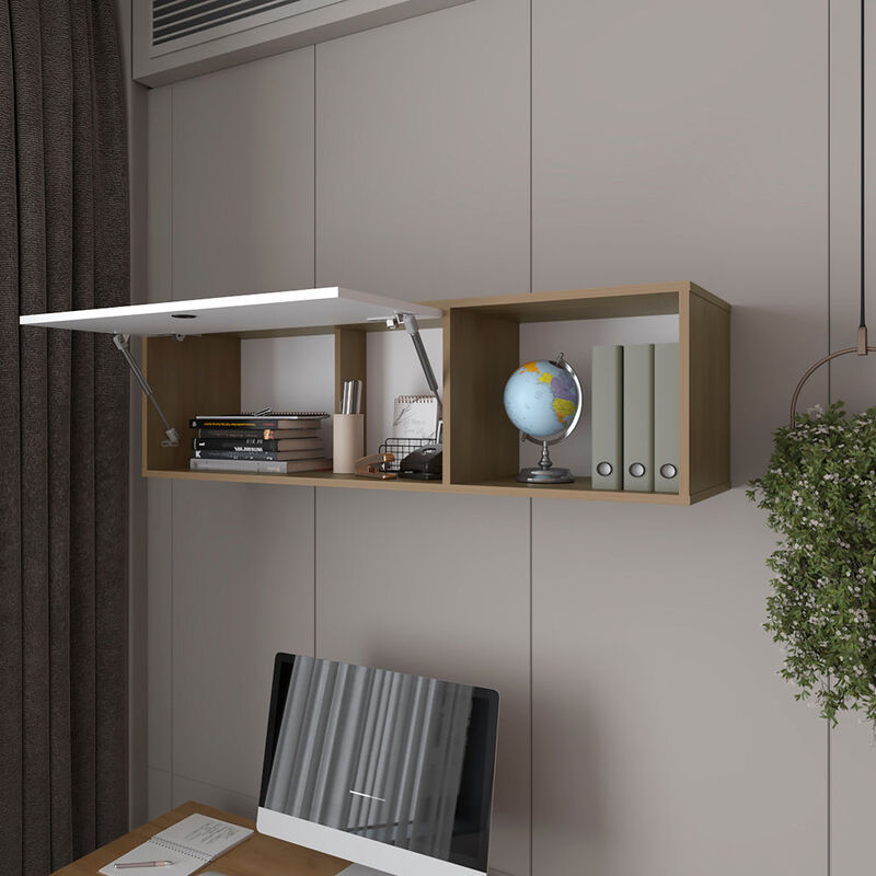Tuckerman Wall Cabinet,  White/Macadamia
