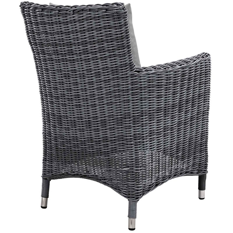 Summon 2 Piece Outdoor Patio Sunbrella� Dining Set-Benzara
