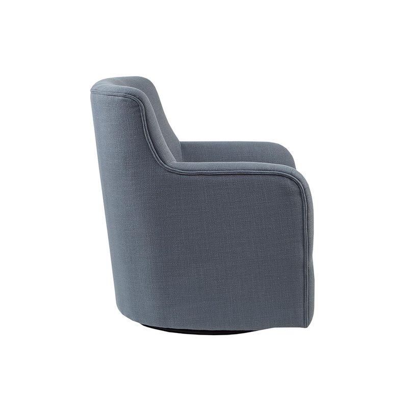 Gracie Mills Nathen Upholstered Swivel Chair