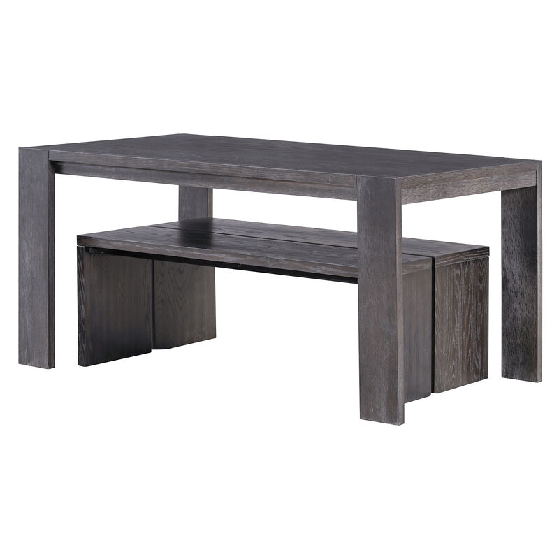 Merax  3-piece Farmhouse Dining Set