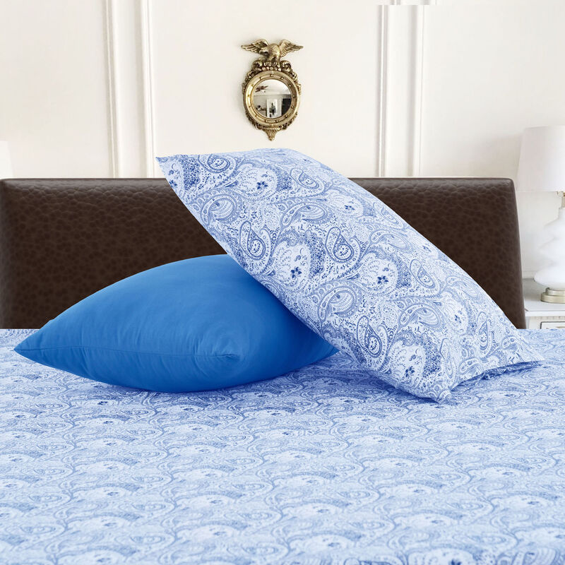 Lux Decor Collection Bed Sheets - Brushed Microfiber Paisley Sheet Set