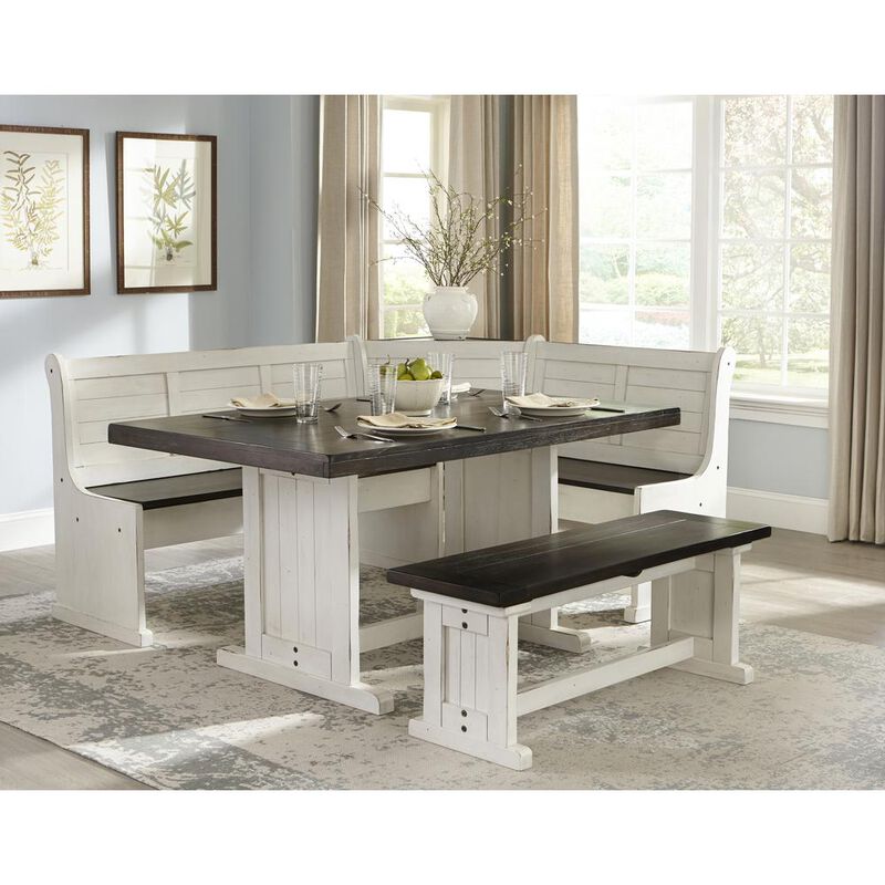 Sunny Designs Wood Breakfast Nook Dining Set