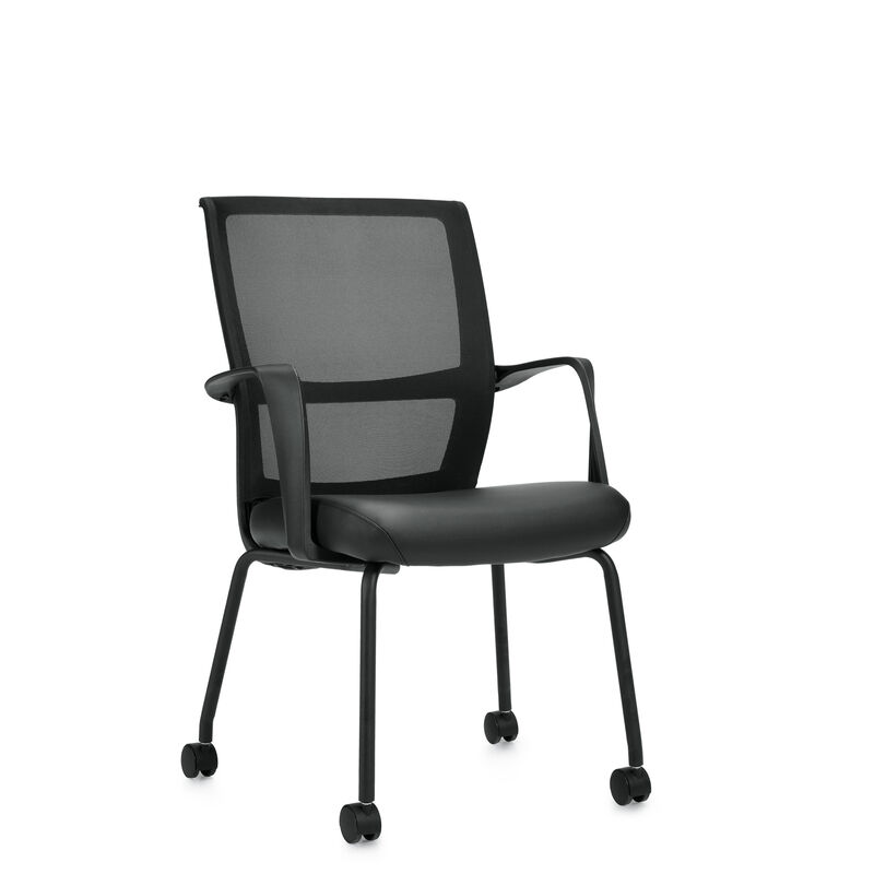 Low Back Mesh Chair with Arms