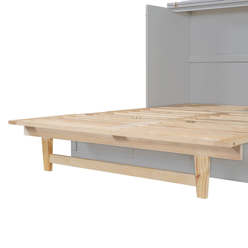Merax Murphy Bed with Large Drawers