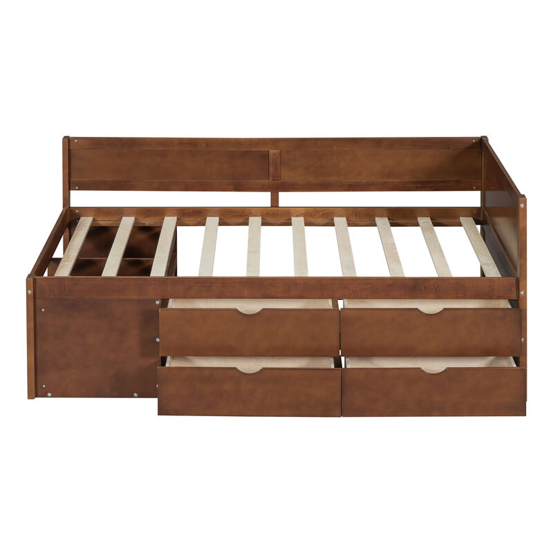 Merax Daybed with Drawers and Shelves