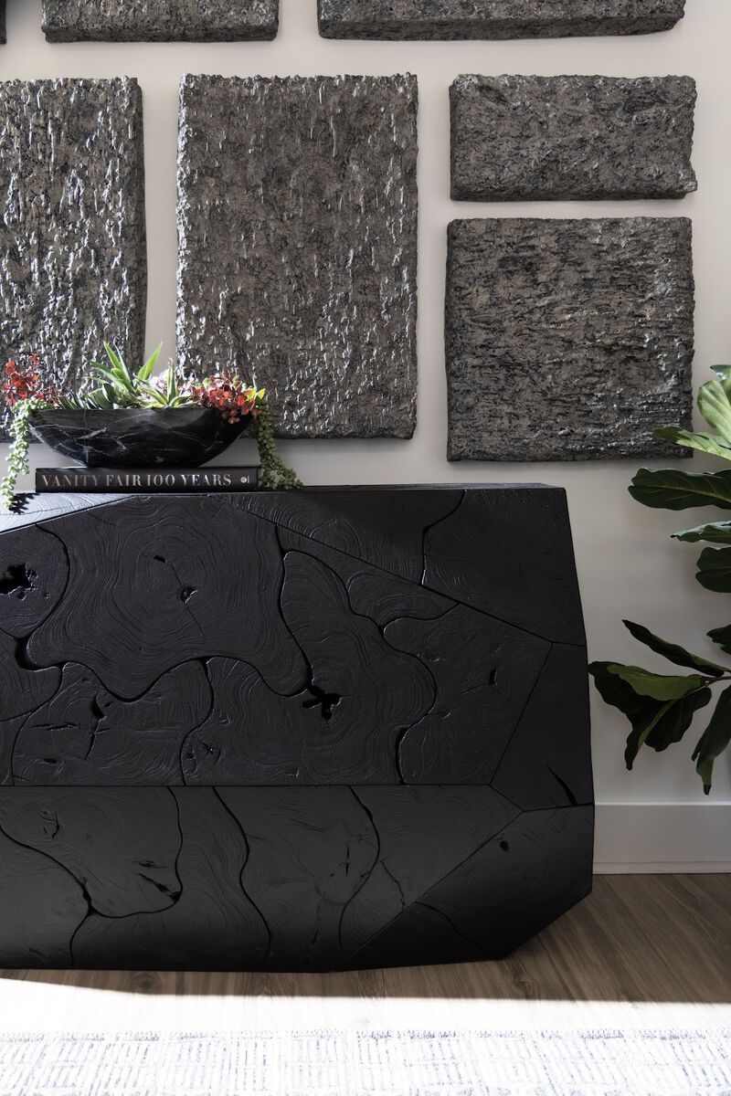 Etched Rock Puzzle Wall Tiles Set of 9