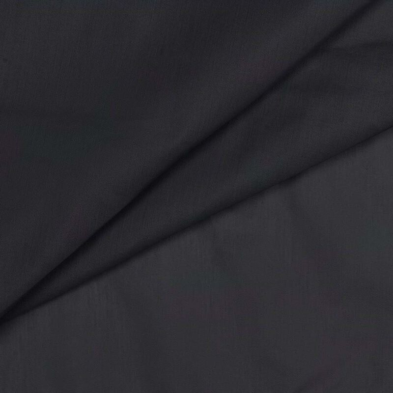 Ellis Stacey Solid Color Window 3" Rod Pocket High Quality Fabric Lined Swag Set 126"x36" Black