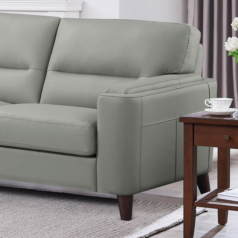 Elm Top Grain Leather Sofa