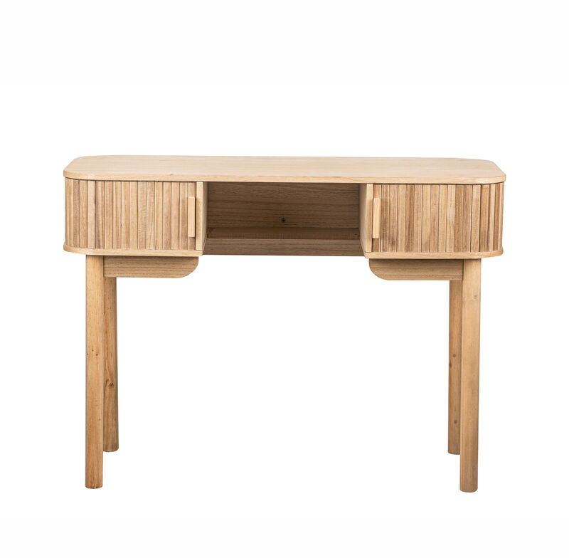 Wooden Desk with 2 Doors