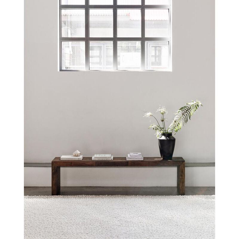 Moe�s Vintage Bench Large Light Brown