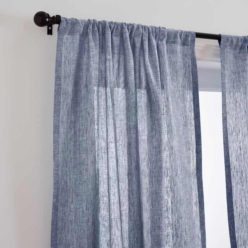 Solino Home 100% Pure Linen Curtain | Linen for Thanksgiving, Christmas