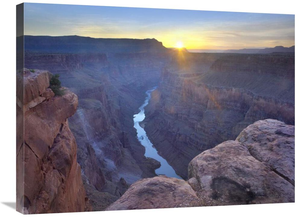 Sunrise as seen from Toroweap Overlook, Grand Canyon National Park, Arizona-Canvas Art-32x24