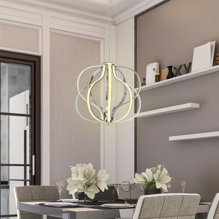 Hivvago Modern Dimmable Warm White LED Chandelier
