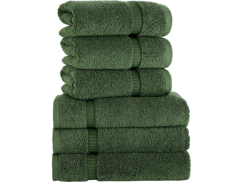 Royal Turkish Towels Villa Collection 6PC Hand Towel Set