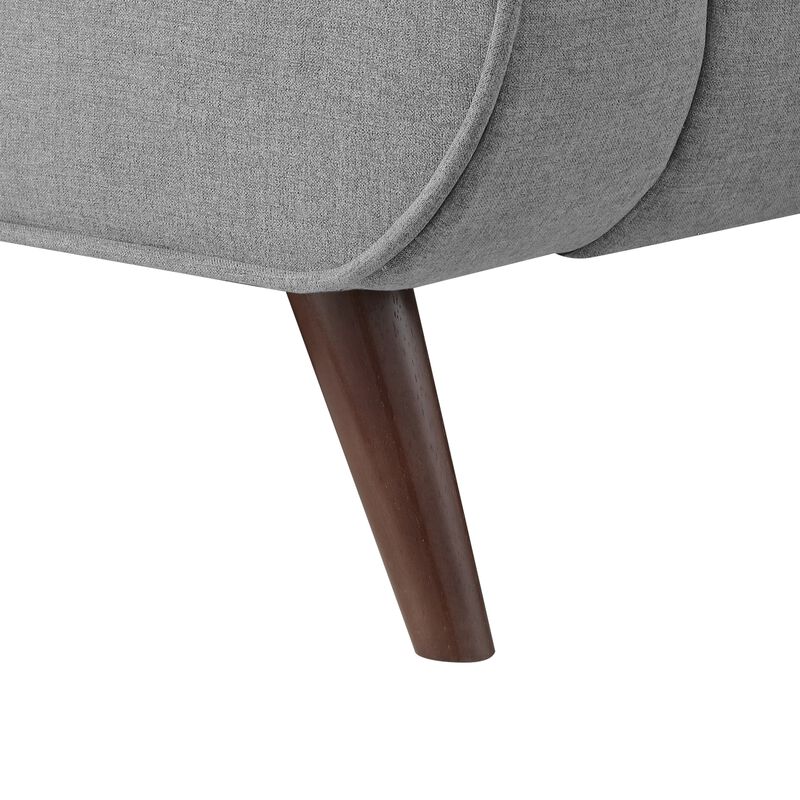 Loft Lyfe Eliezer Linen Upholstered Platform Bed