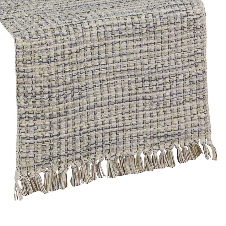 Park Designs Beige Basketweave Table Runner 36"L