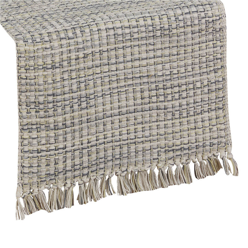 Park Designs Beige Basketweave Table Runner 36"L