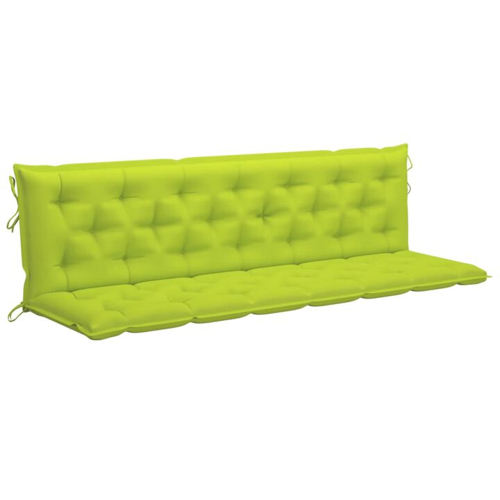 vidaXL Cushion for Swing Chair Bright Green 78.7" Fabric