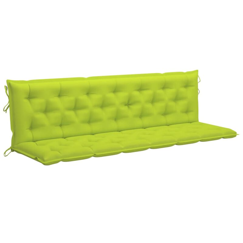 vidaXL Cushion for Swing Chair Bright Green 78.7" Fabric