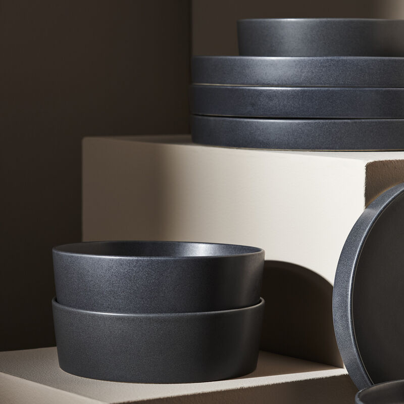 Stone by Mercer Project Modan Stoneware 24 Piece Dinnerware Set