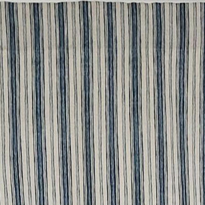 RLF Home Luxurious Modern Design Classic Brunswick Stripe Regal Style Window Valance 50" x 17" Gray