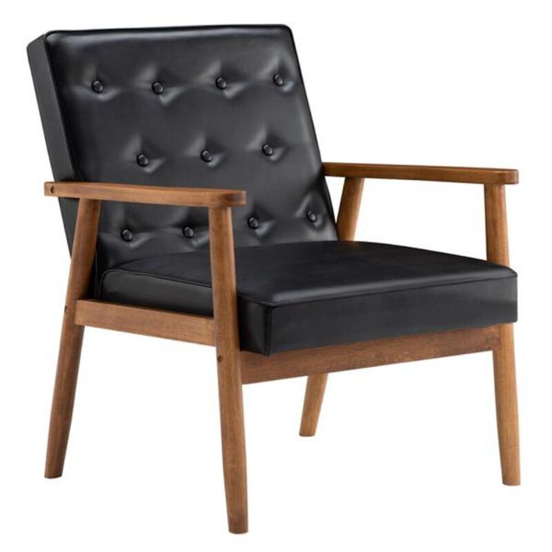 Modern Wooden Single Chair Stylish and Comfortable Seating for Home or Office
