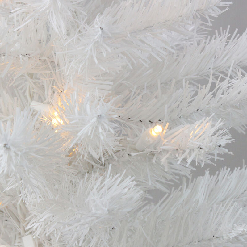 3' Pre-Lit LED Medium Pine Artificial Christmas Tree - Clear Lights