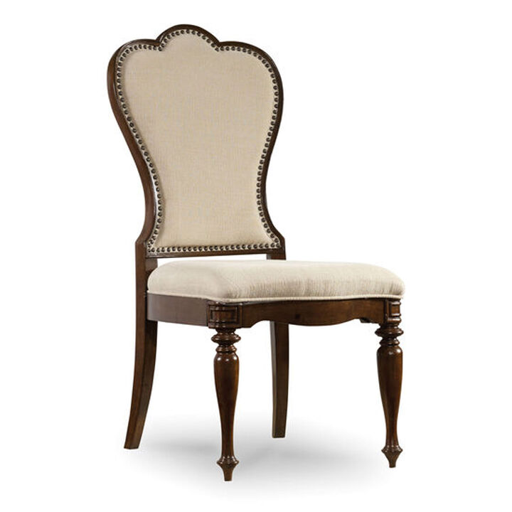 Leesburg Upholstered Side Chair in Beige